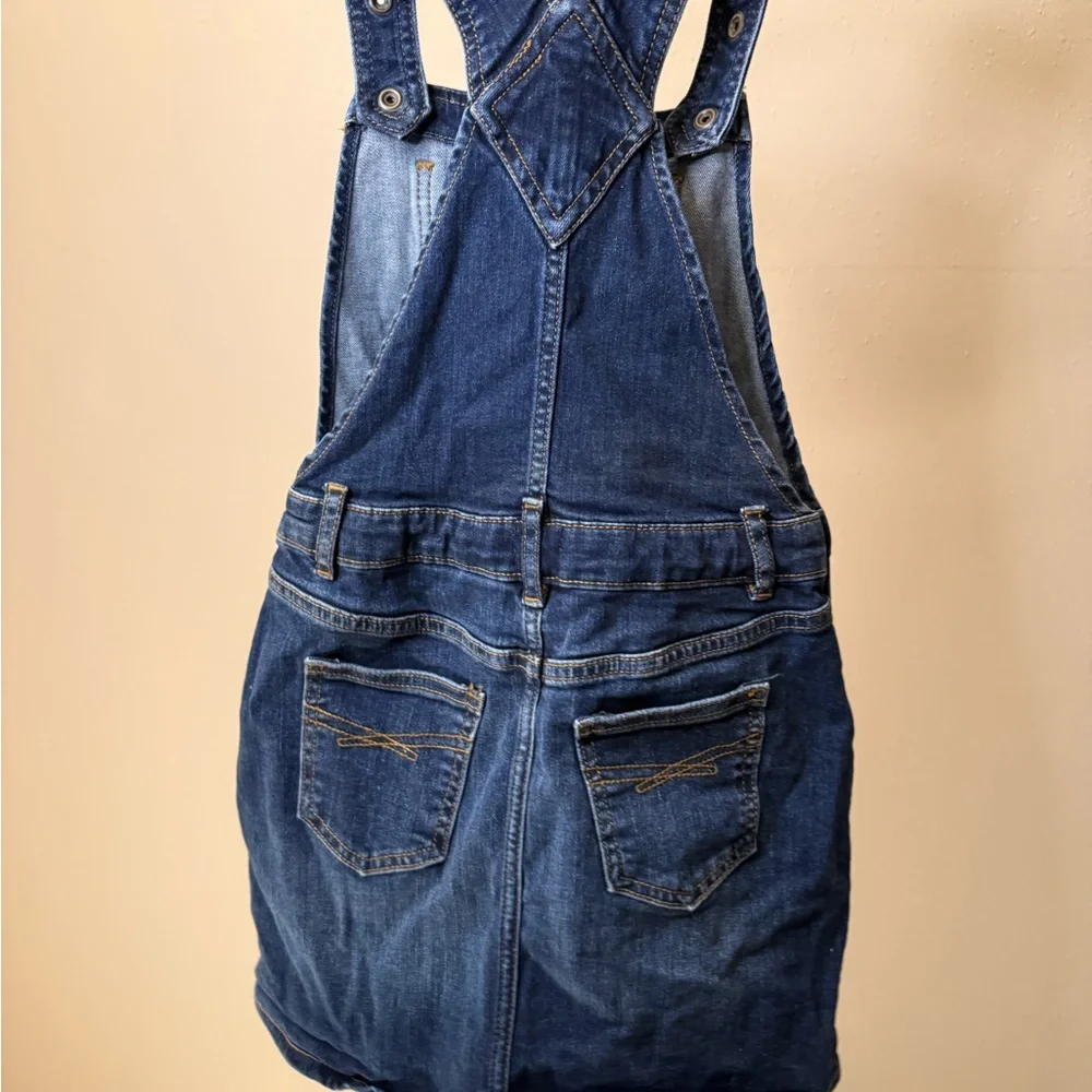 GAP Kids Denim Overalls Girls Size Large Bib Jean Jumper